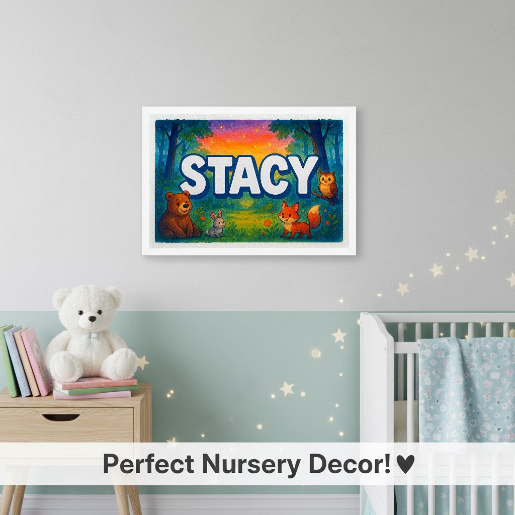 Personalized name art for Stacy
