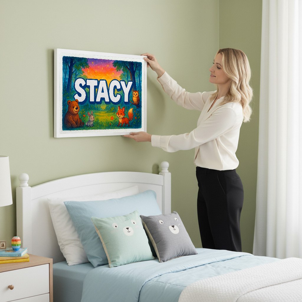Personalized name art for Stacy