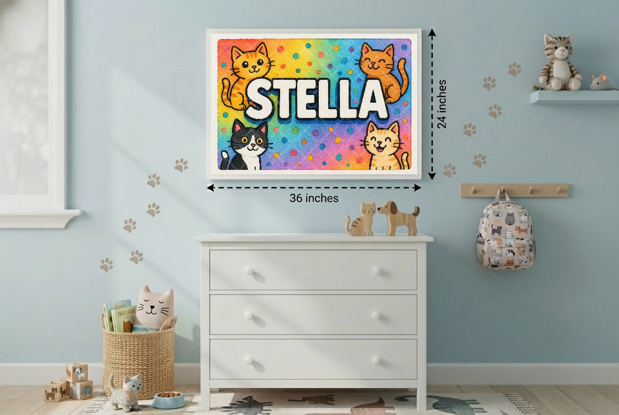 Personalized name art for Stella