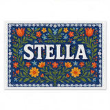 Calm personalized name art for Stella