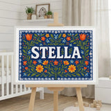 Calm personalized name art for Stella