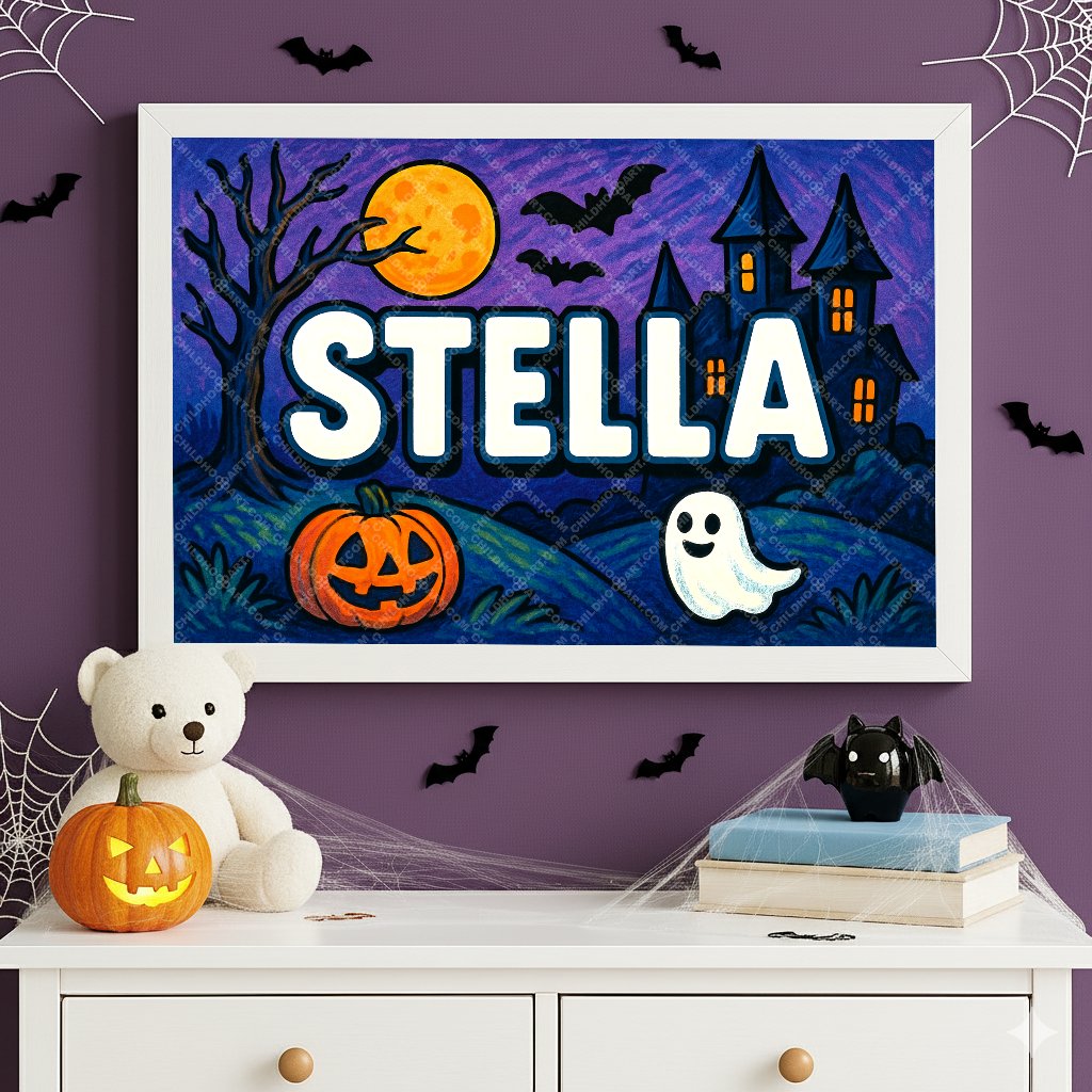 Personalized name art for Stella