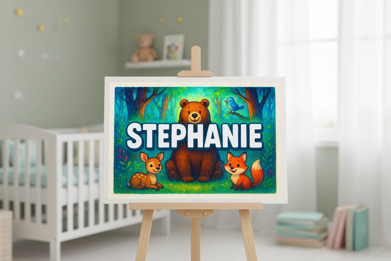 Personalized name art for Stephanie