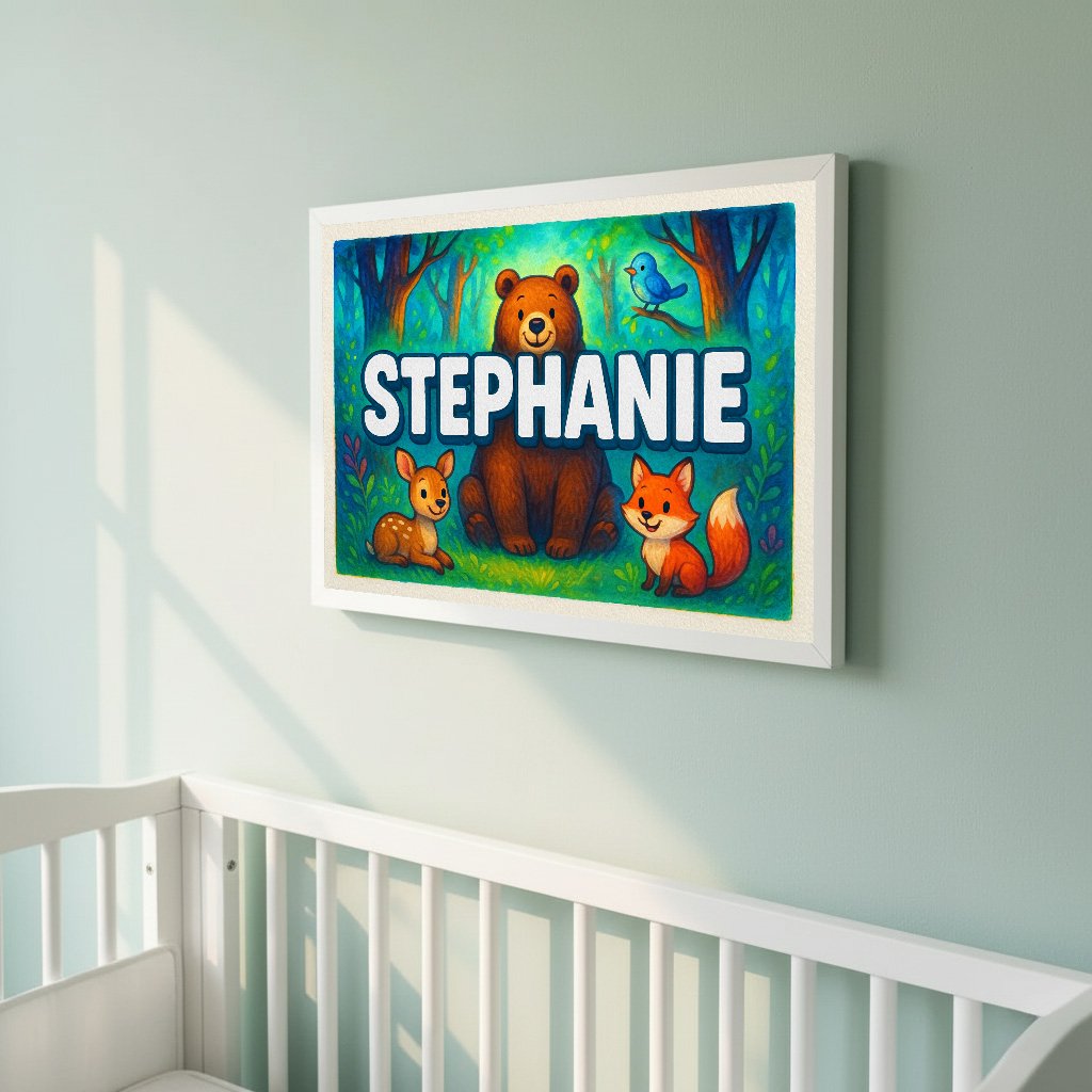 Personalized name art for Stephanie