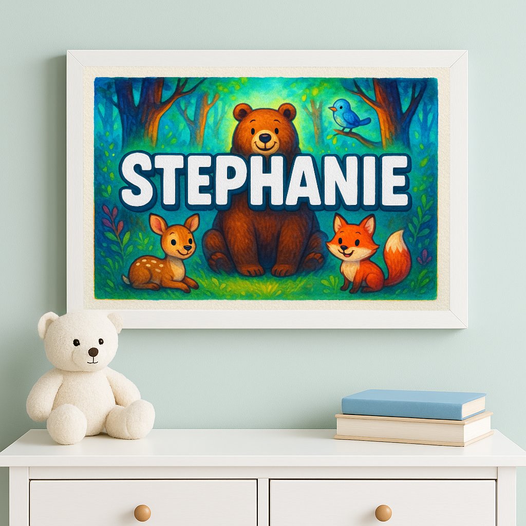 Personalized name art for Stephanie