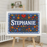 Calm personalized name art for Stephanie