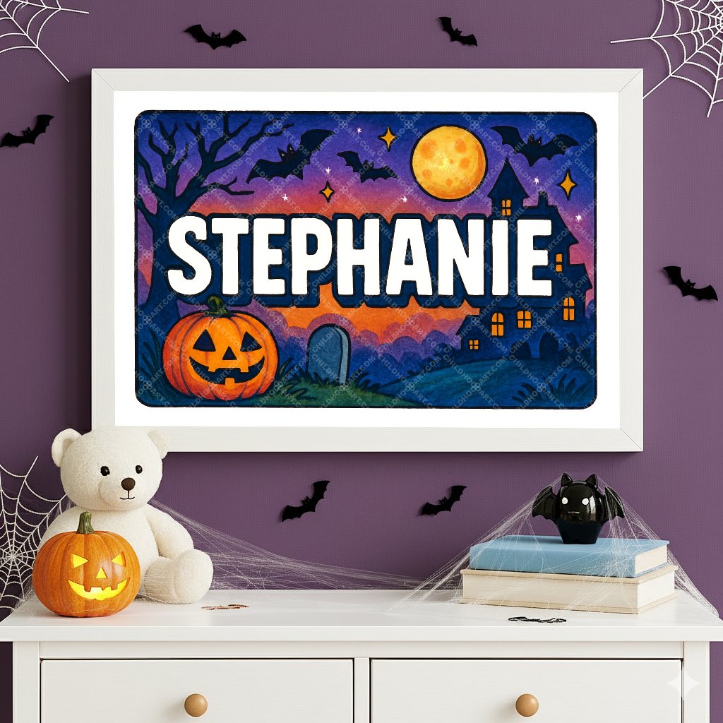 Personalized name art for Stephanie
