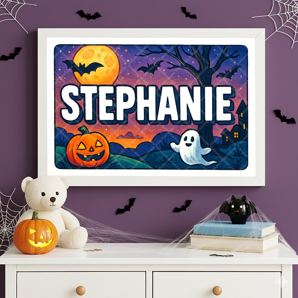 Personalized name art for Stephanie