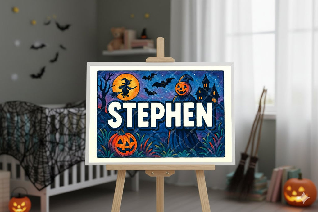 Personalized name art for Stephen