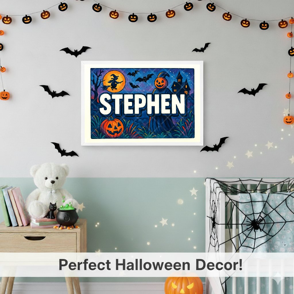 Personalized name art for Stephen