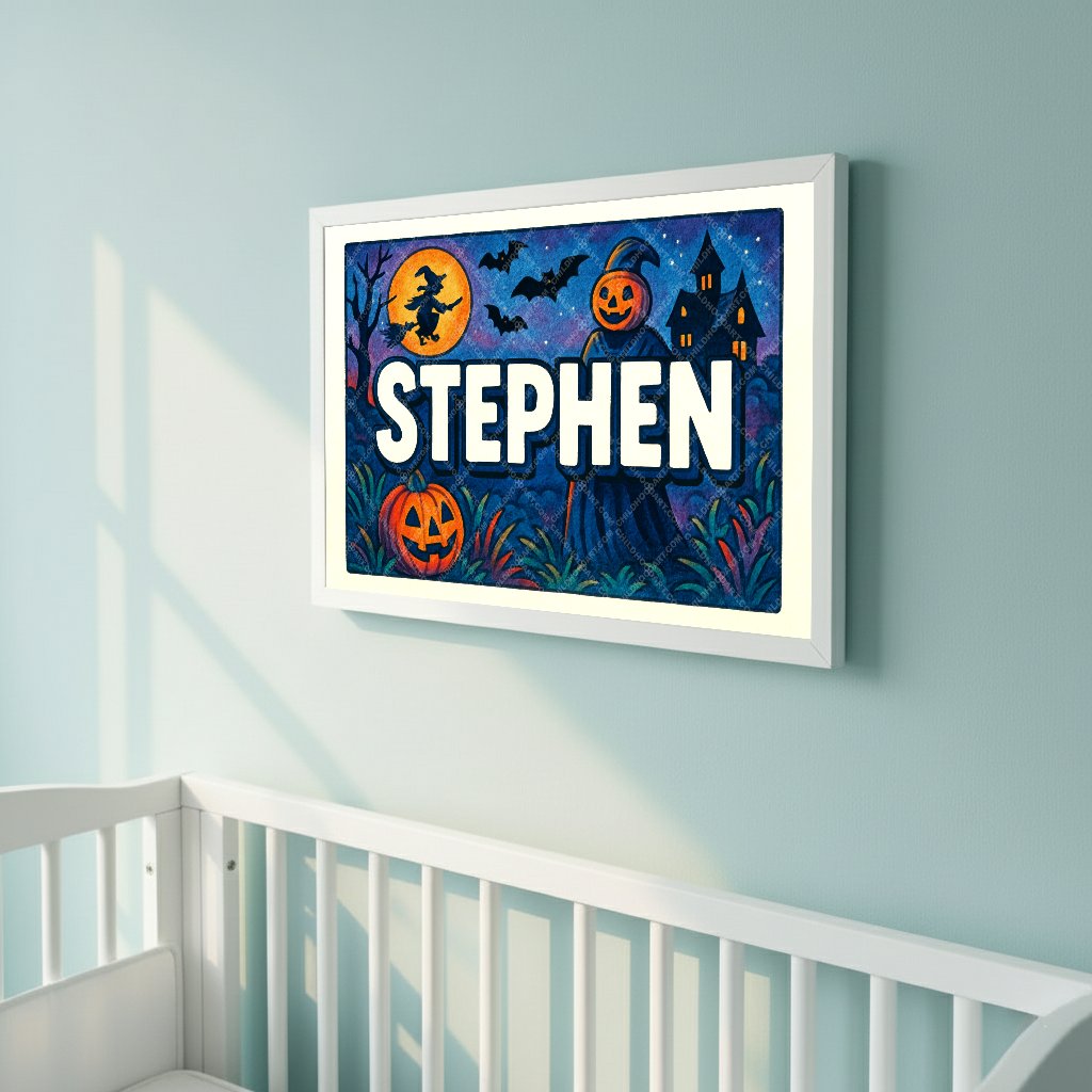 Personalized name art for Stephen