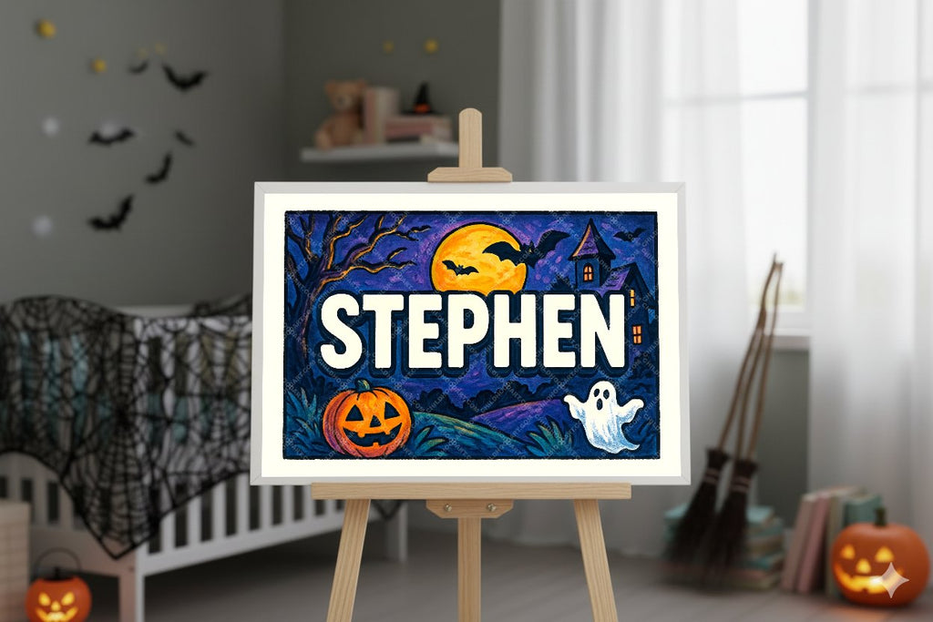 Personalized name art for Stephen