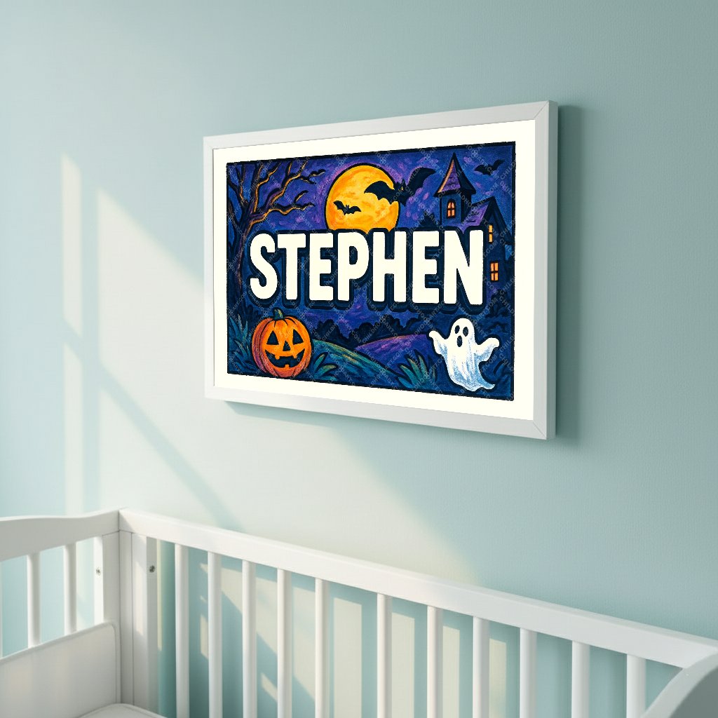 Personalized name art for Stephen