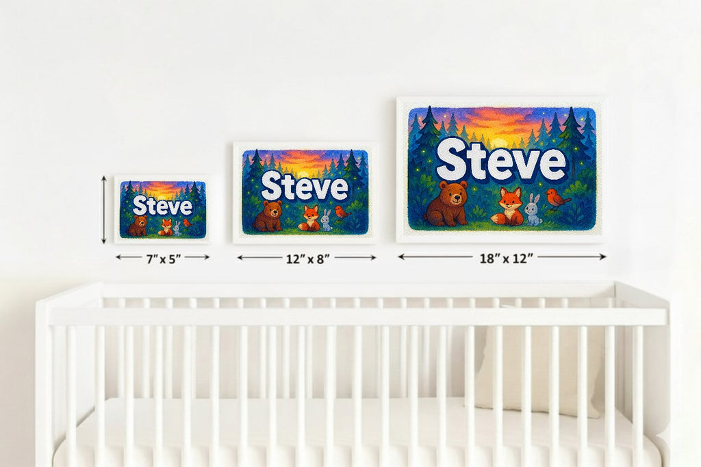 Personalized name art for Steve