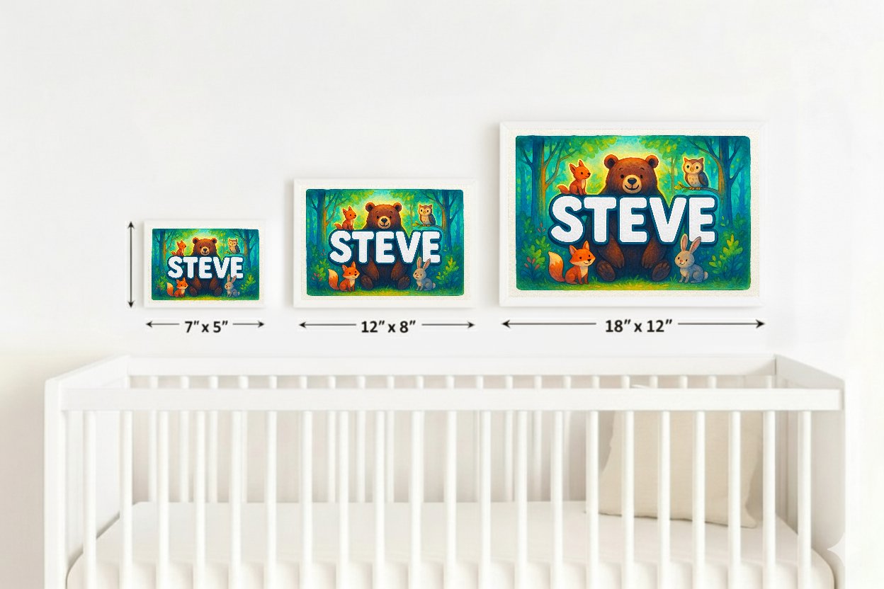 Personalized name art for Steve