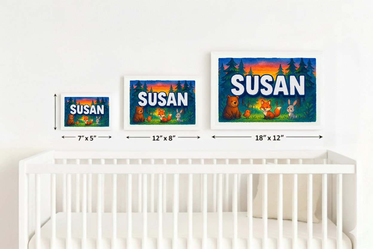 Personalized name art for Susan