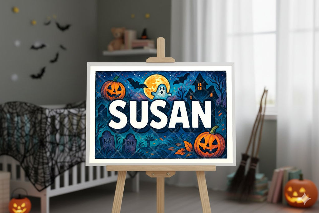 Personalized name art for Susan