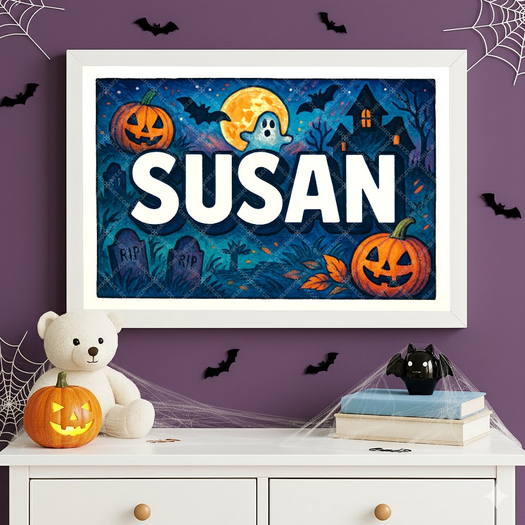 Personalized name art for Susan