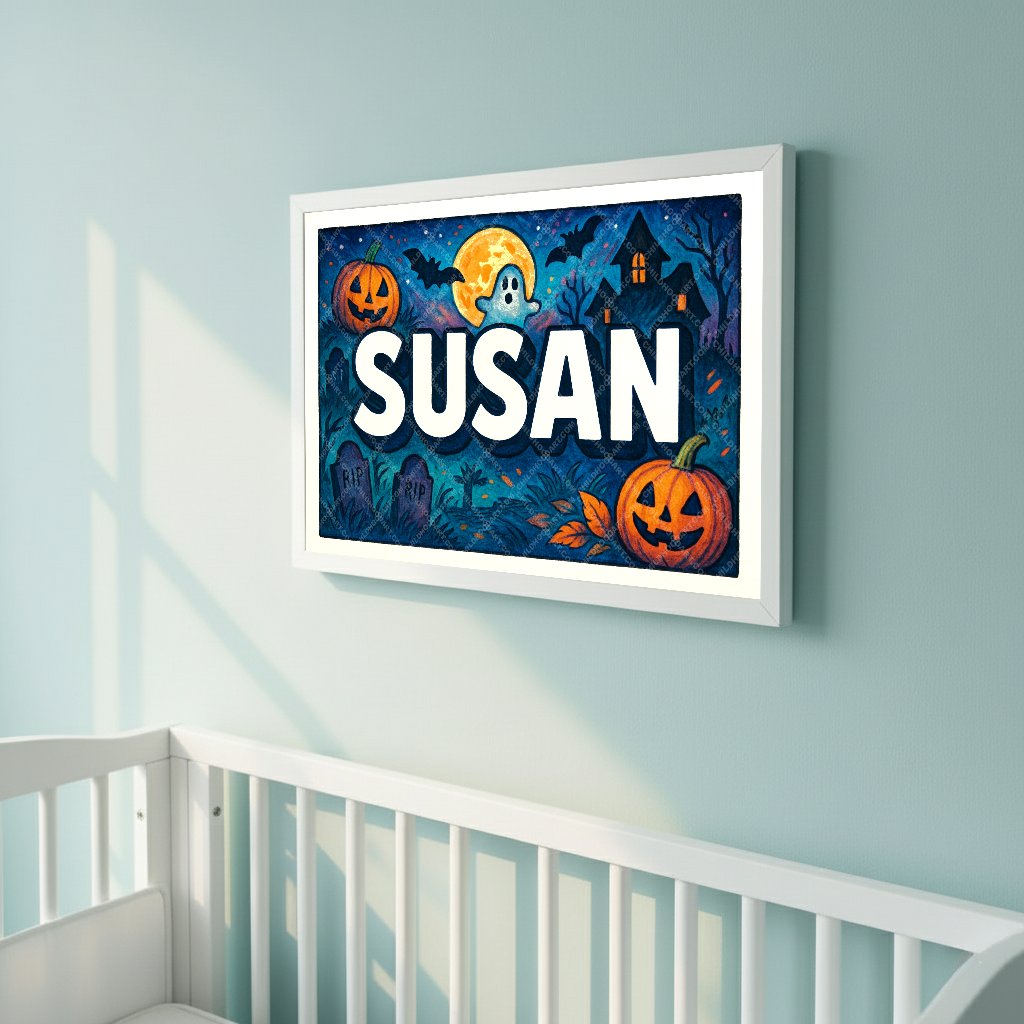 Personalized name art for Susan
