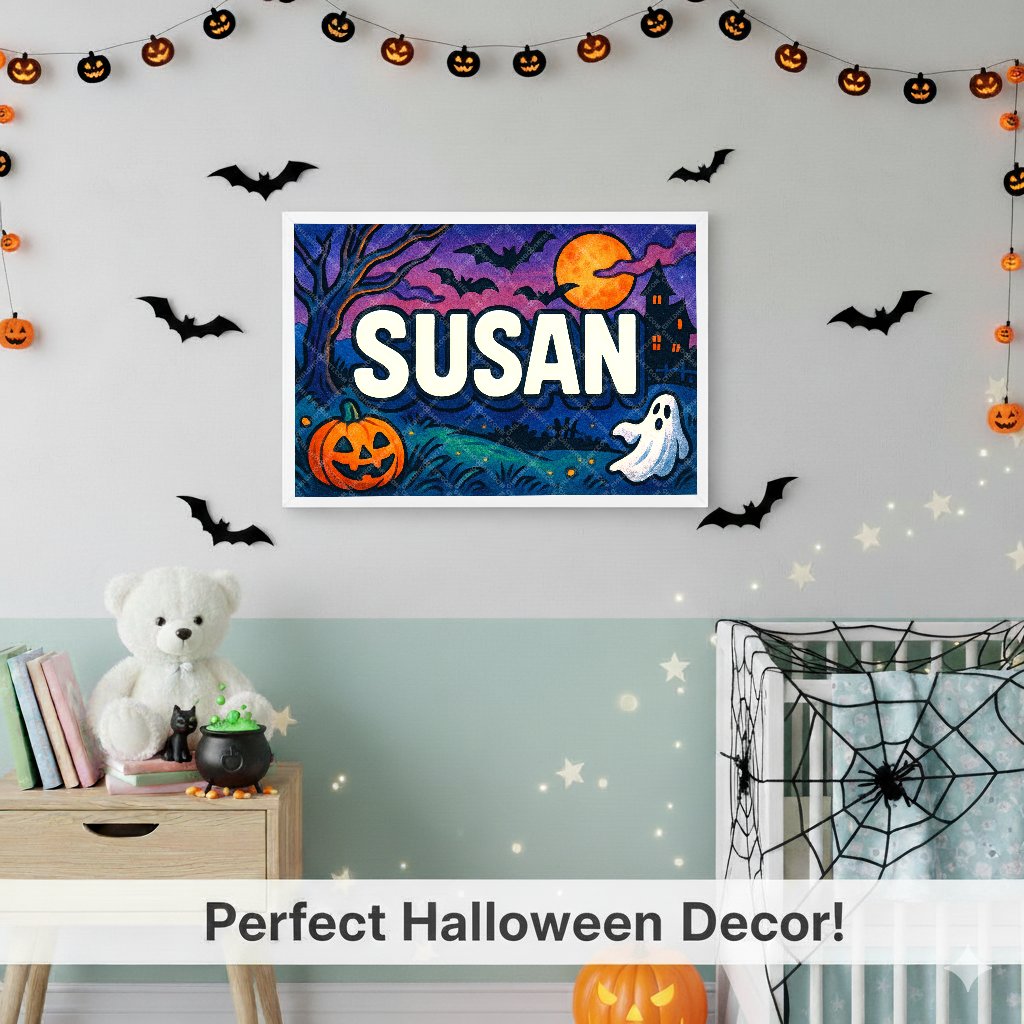Personalized name art for Susan