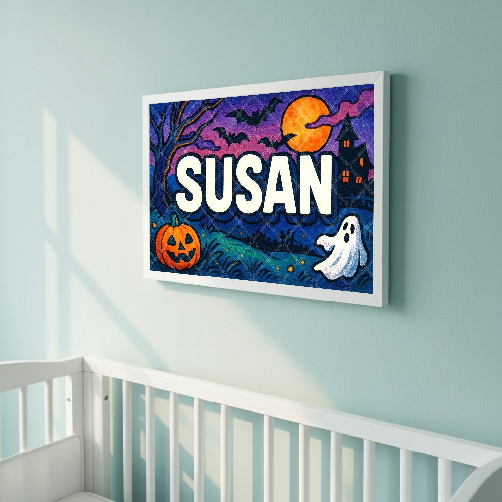 Personalized name art for Susan