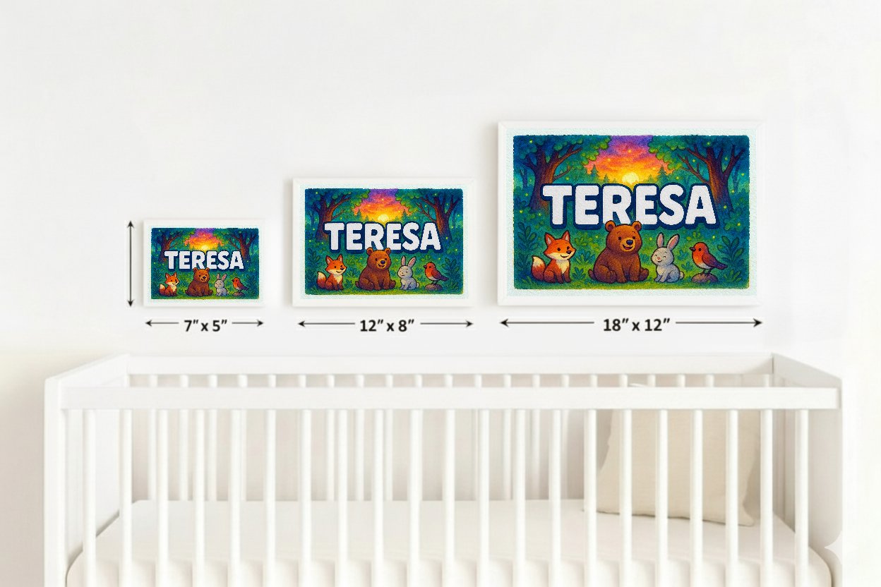 Personalized name art for Teresa