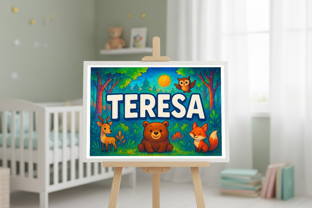 Personalized name art for Teresa