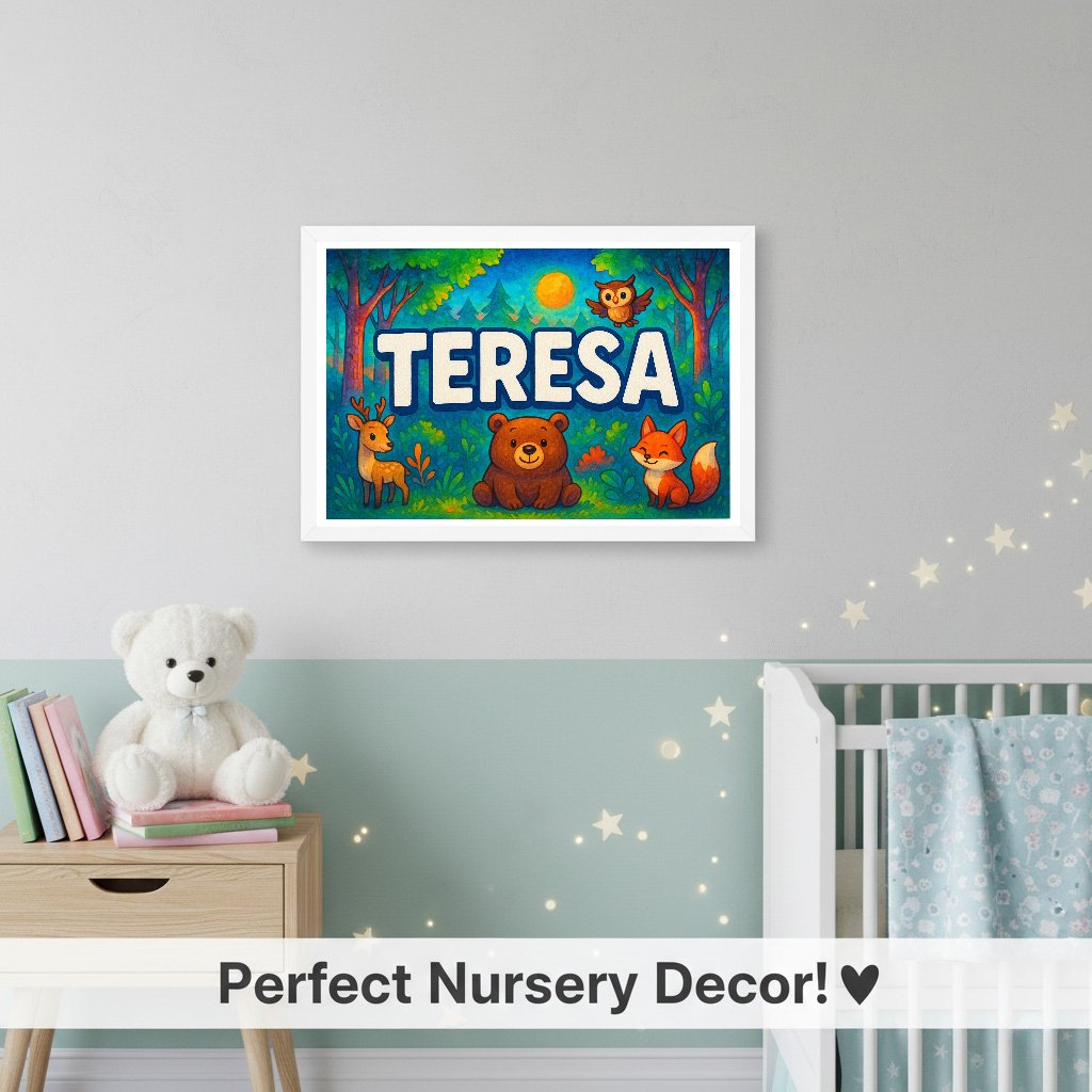 Personalized name art for Teresa