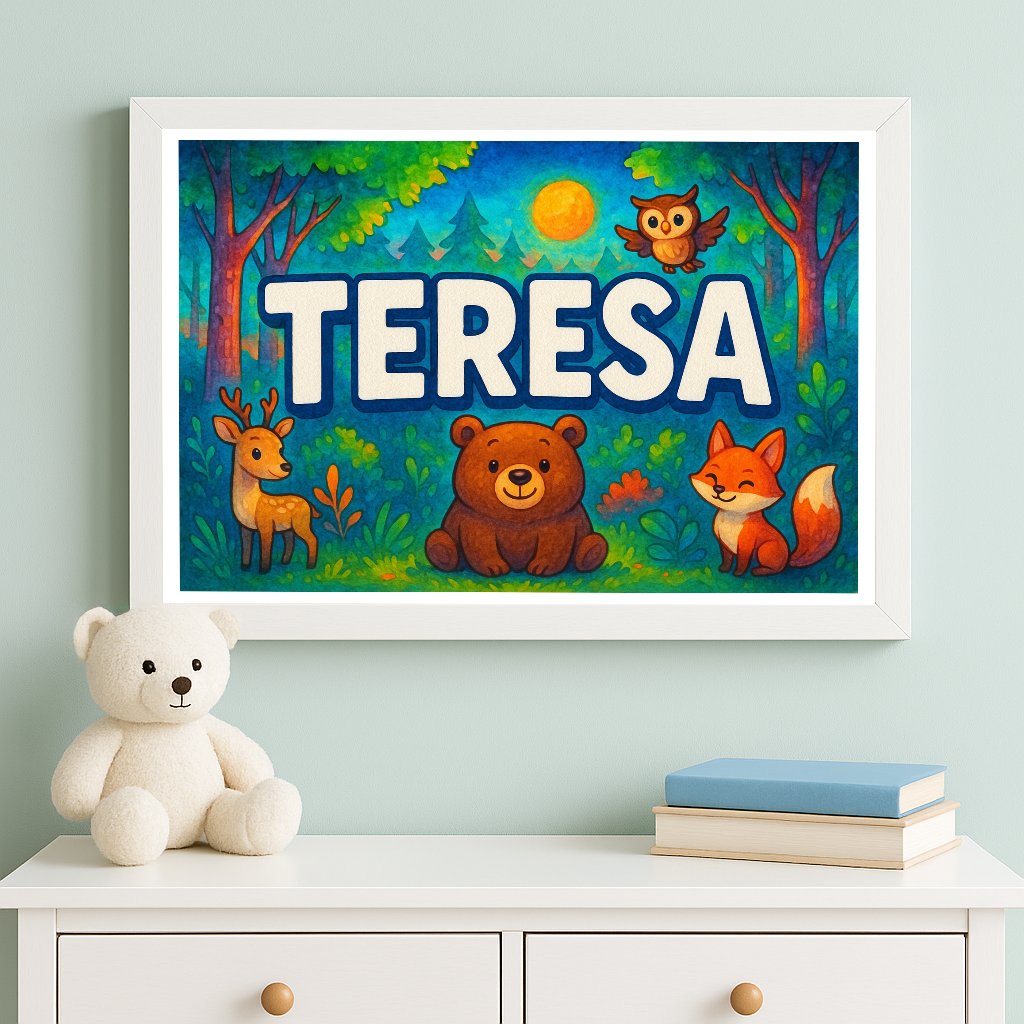 Personalized name art for Teresa