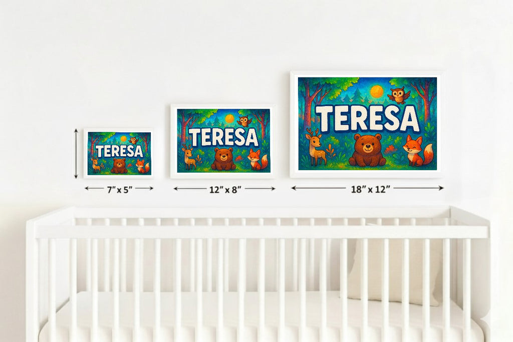 Personalized name art for Teresa