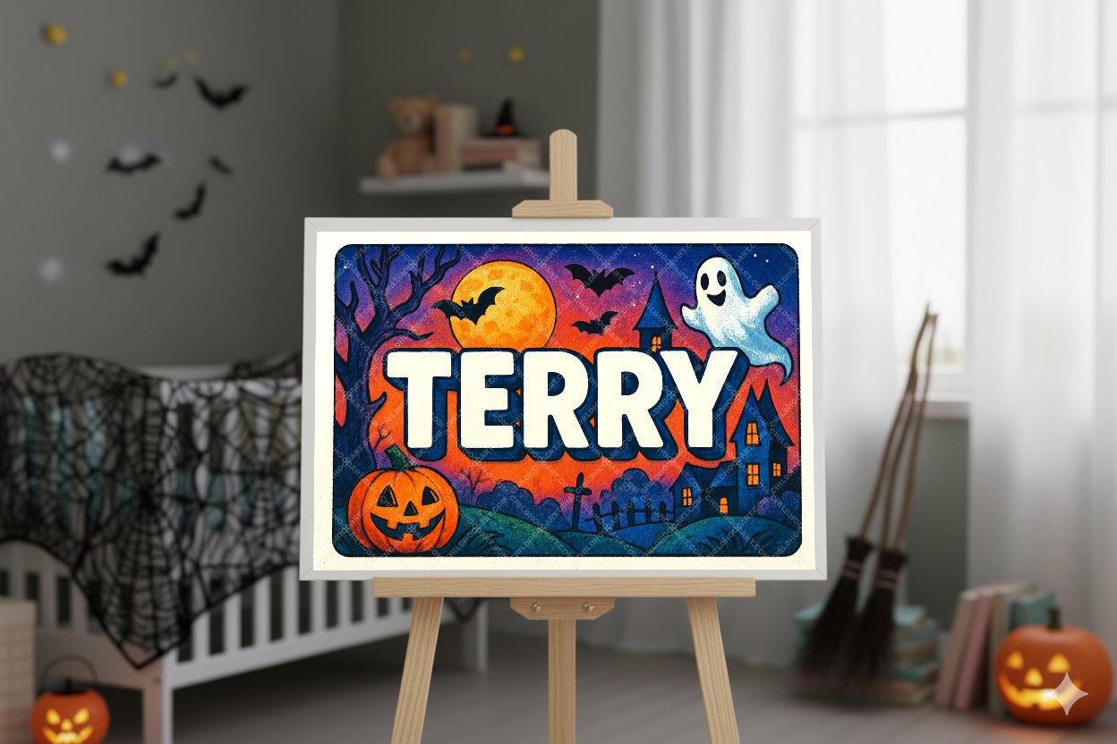 Personalized name art for Terry