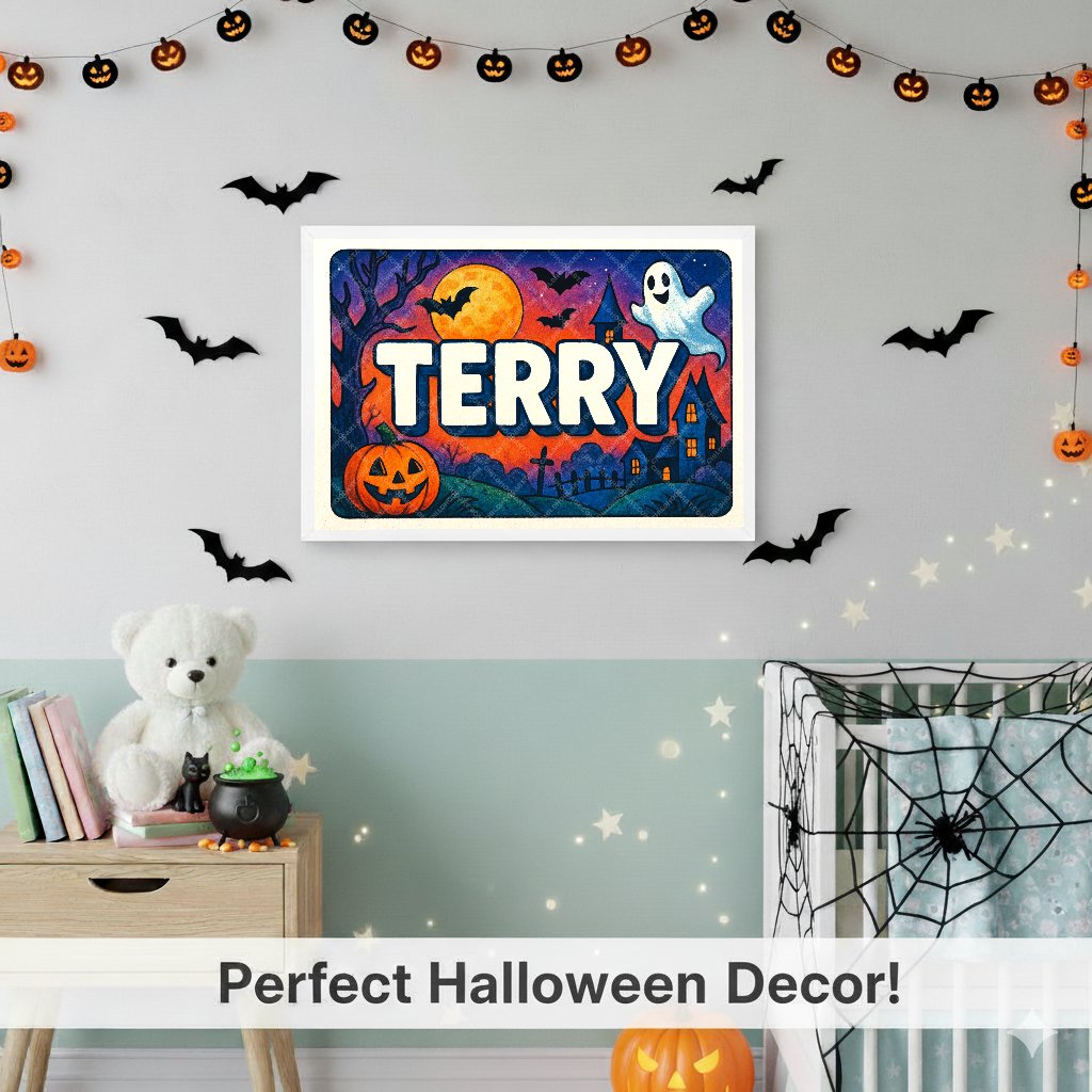 Personalized name art for Terry