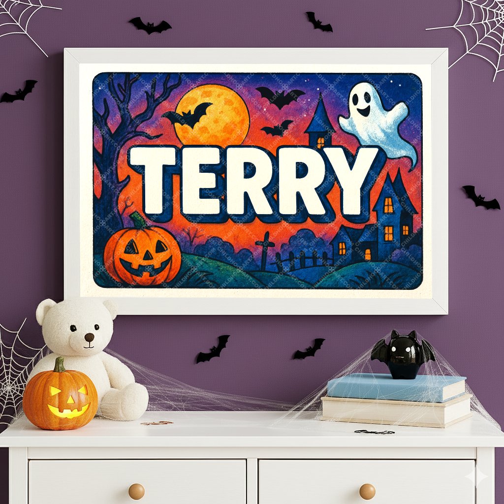 Personalized name art for Terry