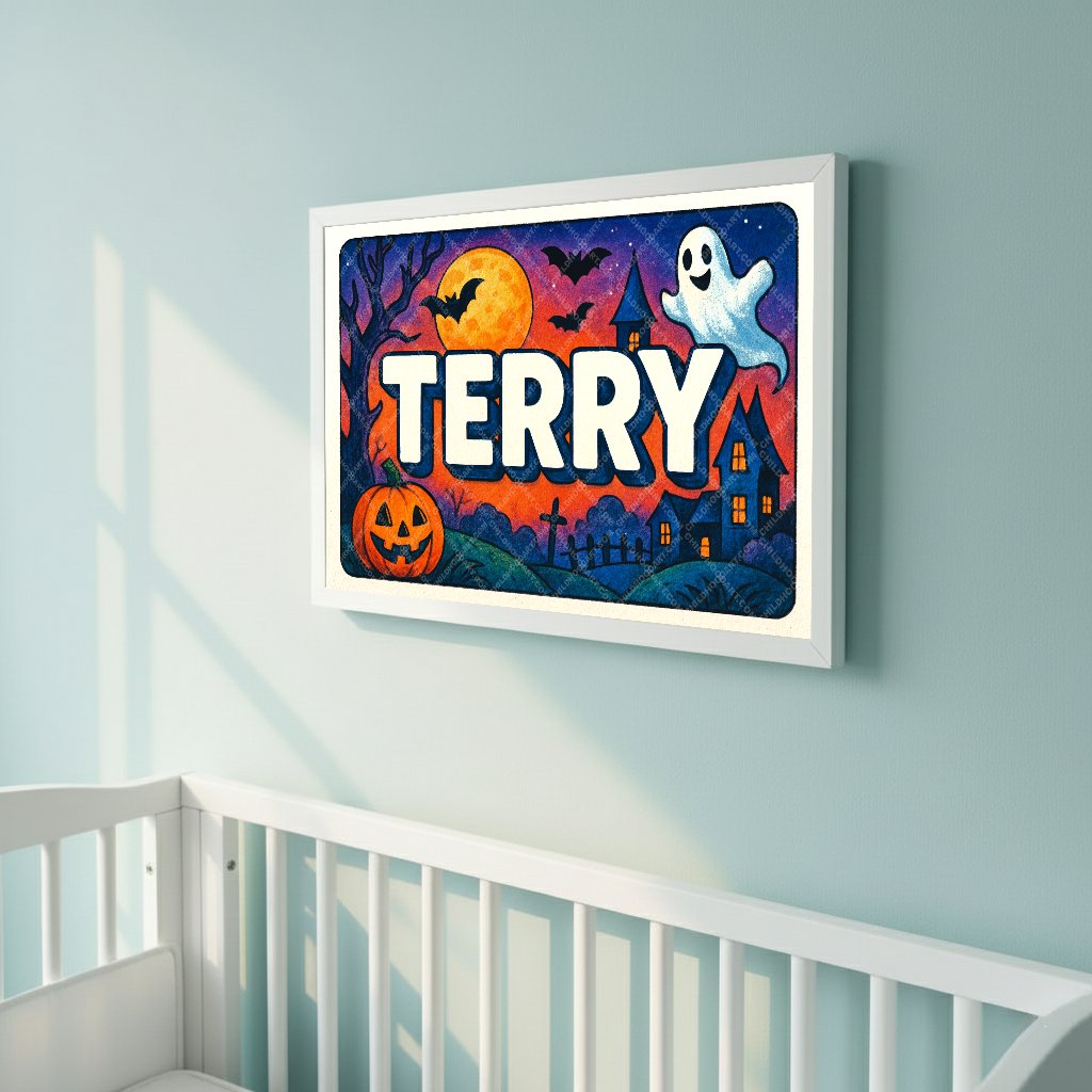 Personalized name art for Terry