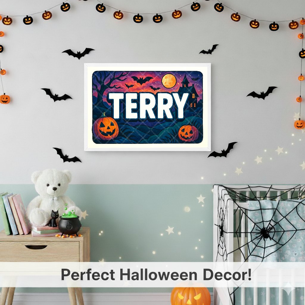 Personalized name art for Terry