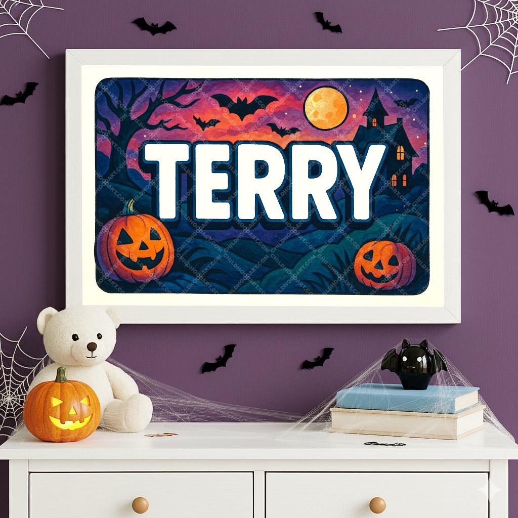 Personalized name art for Terry