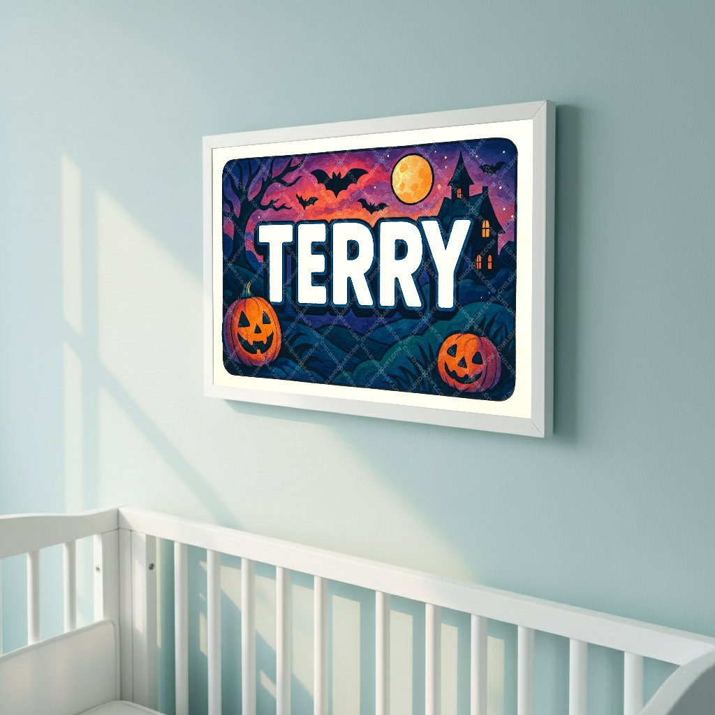 Personalized name art for Terry