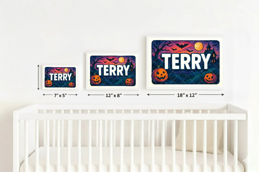 Personalized name art for Terry