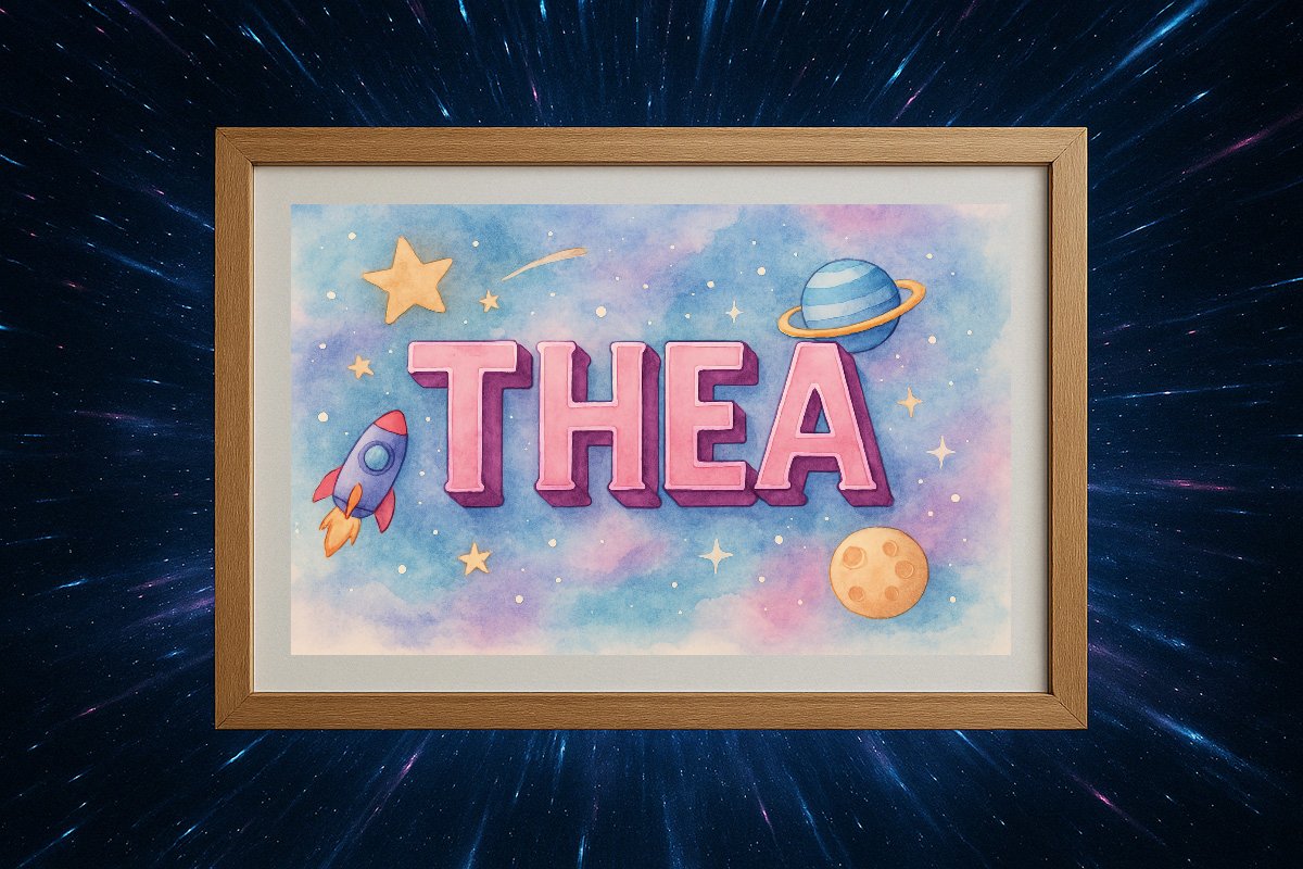 Thea Personalized Outer Space Art 1570