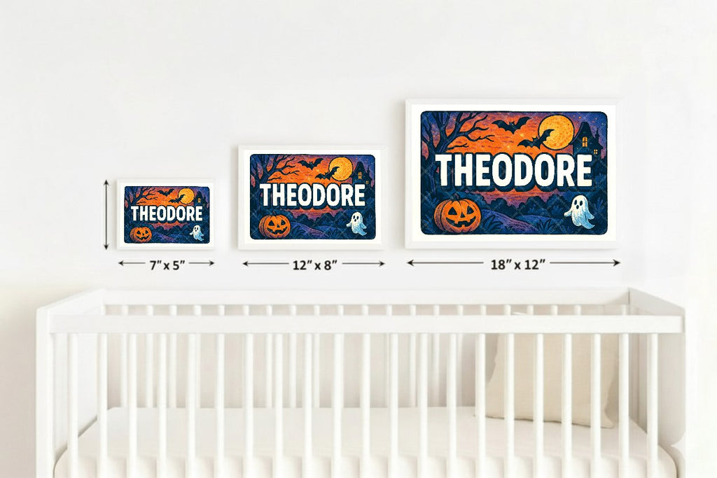 Personalized name art for Theodore