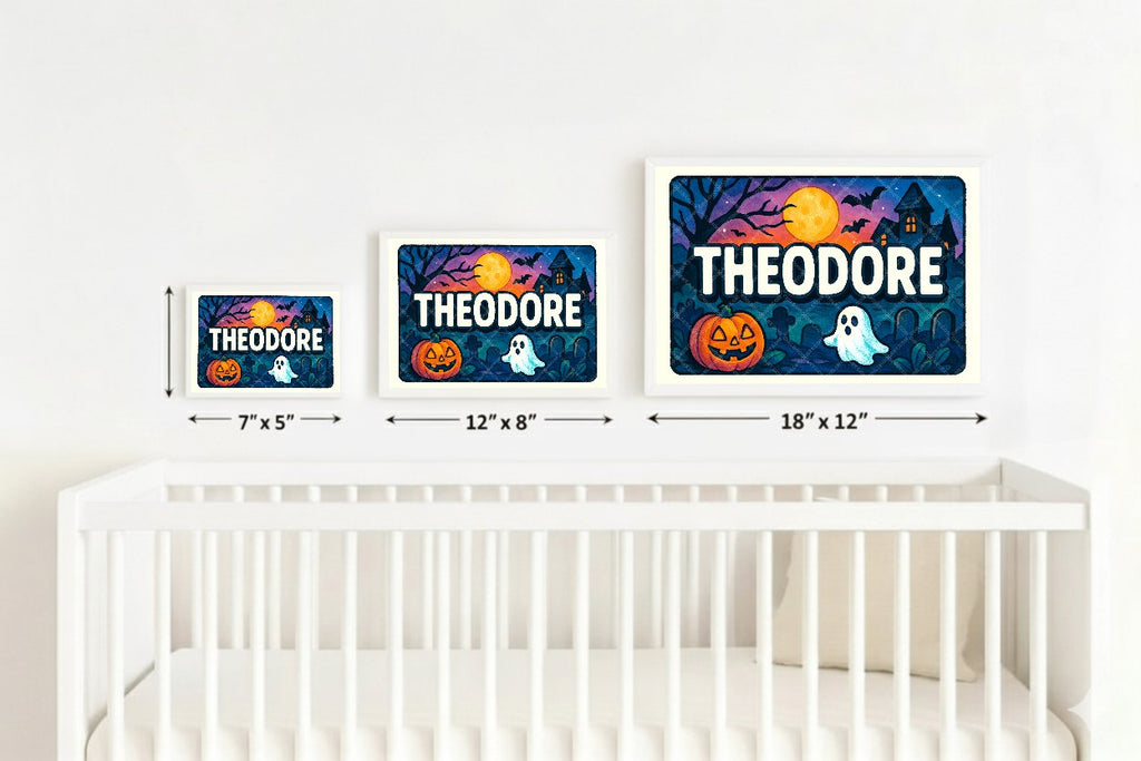 Personalized name art for Theodore