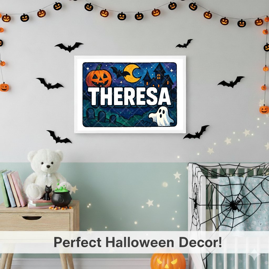 Personalized name art for Theresa