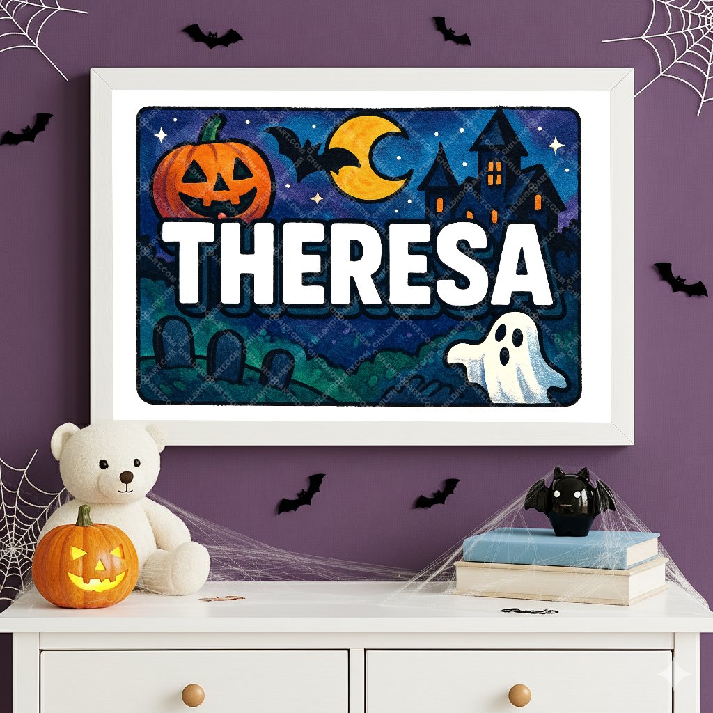 Personalized name art for Theresa