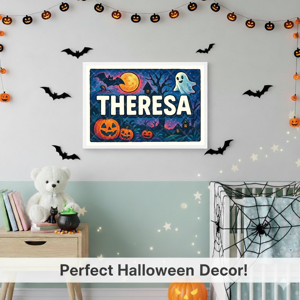 Personalized name art for Theresa