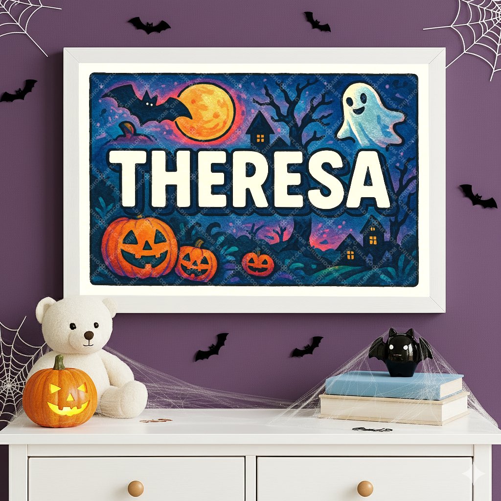 Personalized name art for Theresa