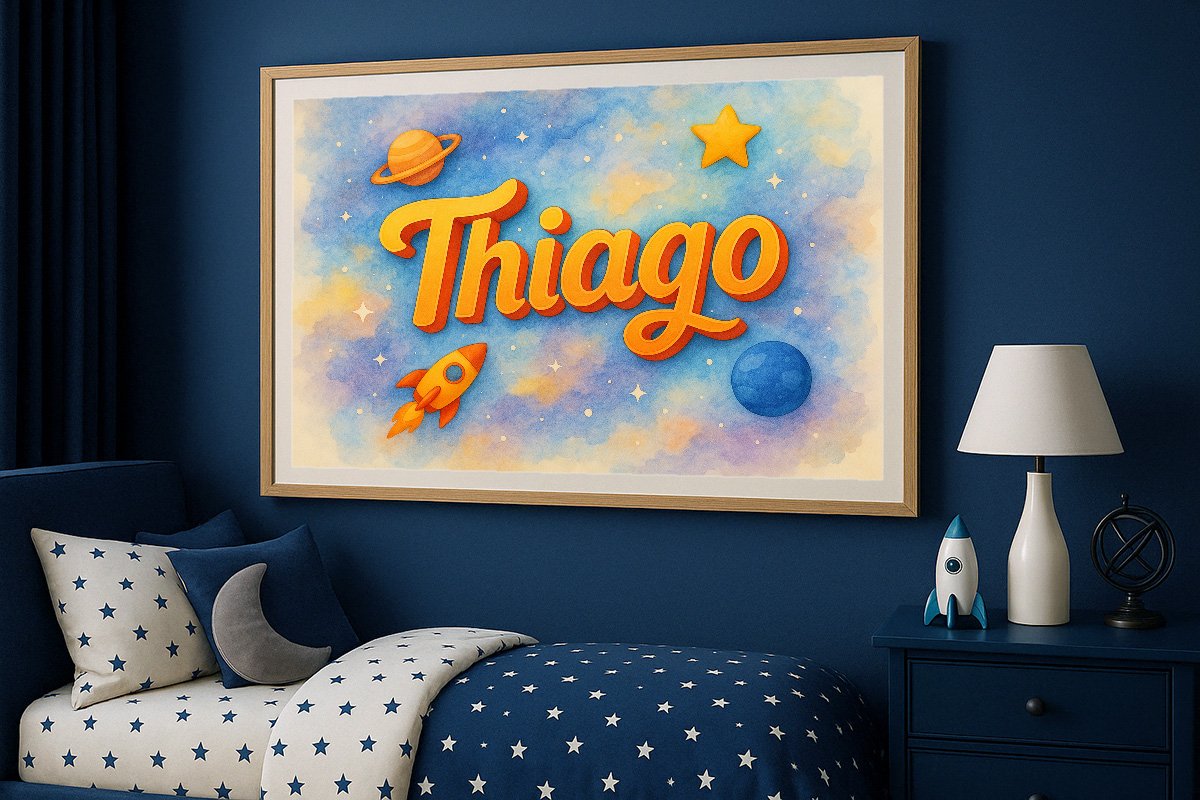Thiago Personalized Outer Space Art 283