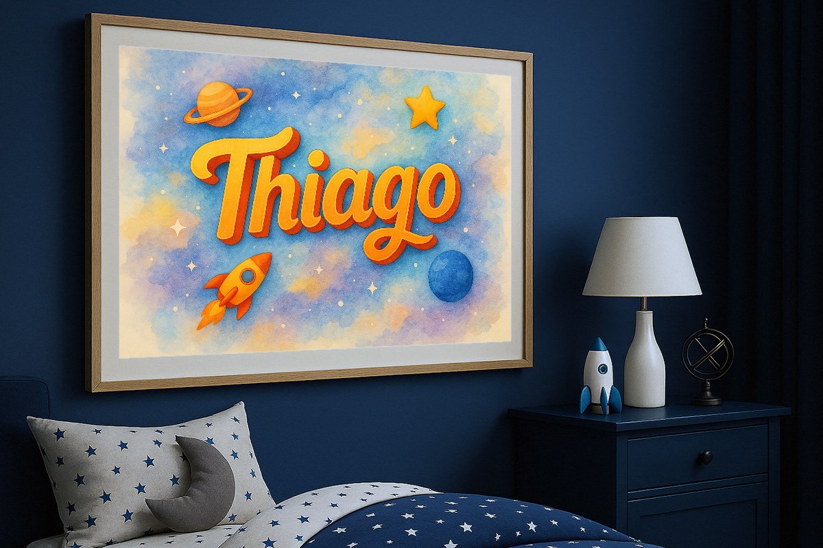 Thiago Personalized Outer Space Art 283