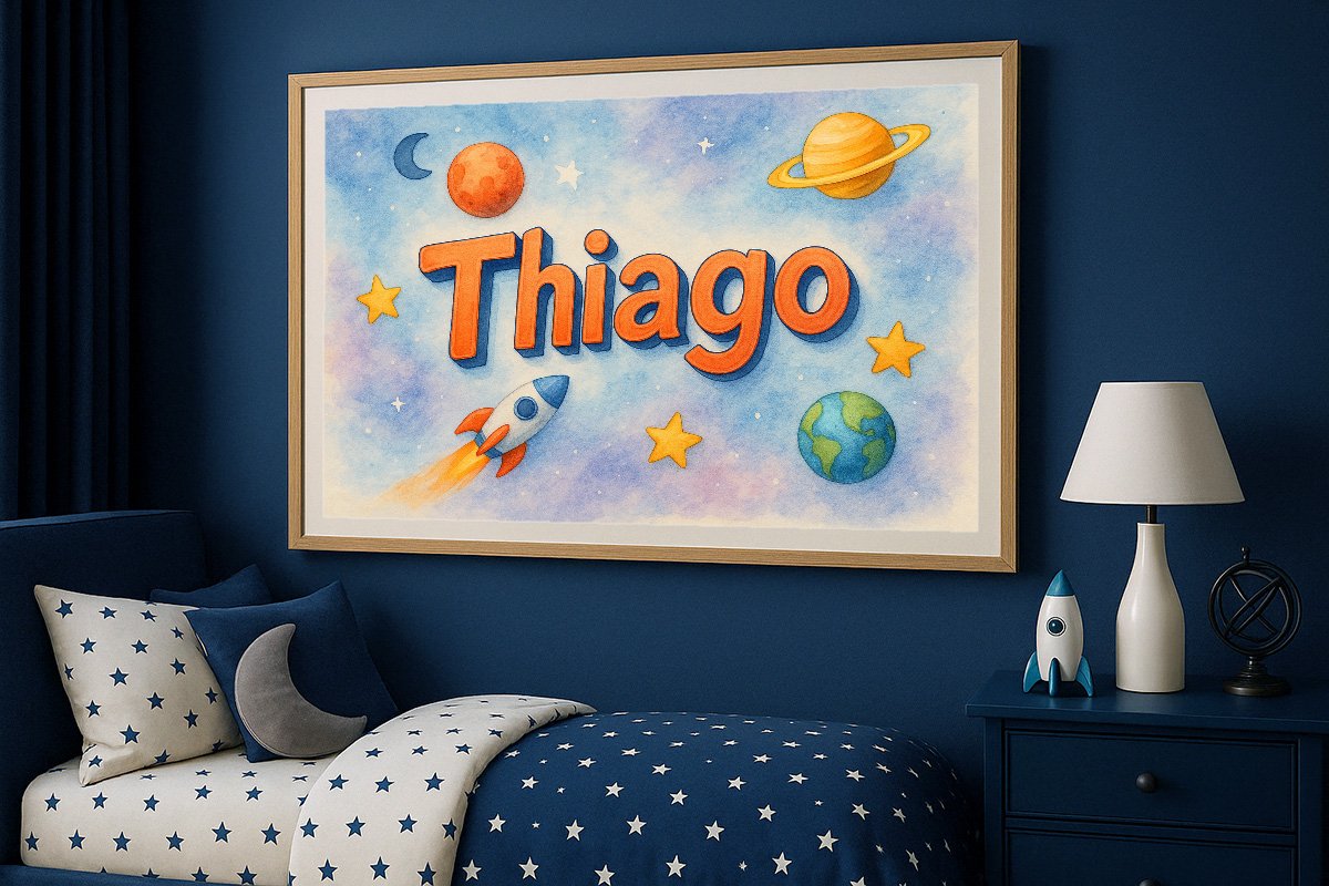 Thiago Personalized Outer Space Art 285