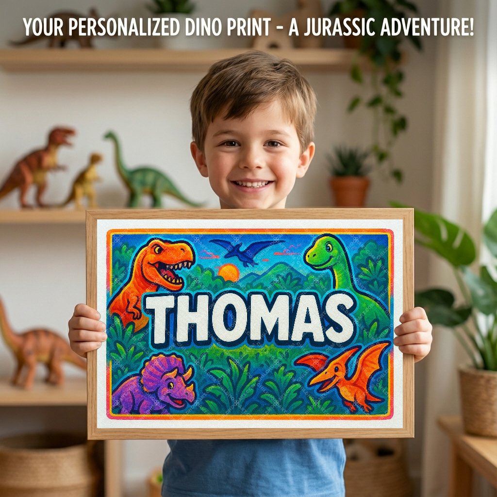 Personalized name art for Thomas