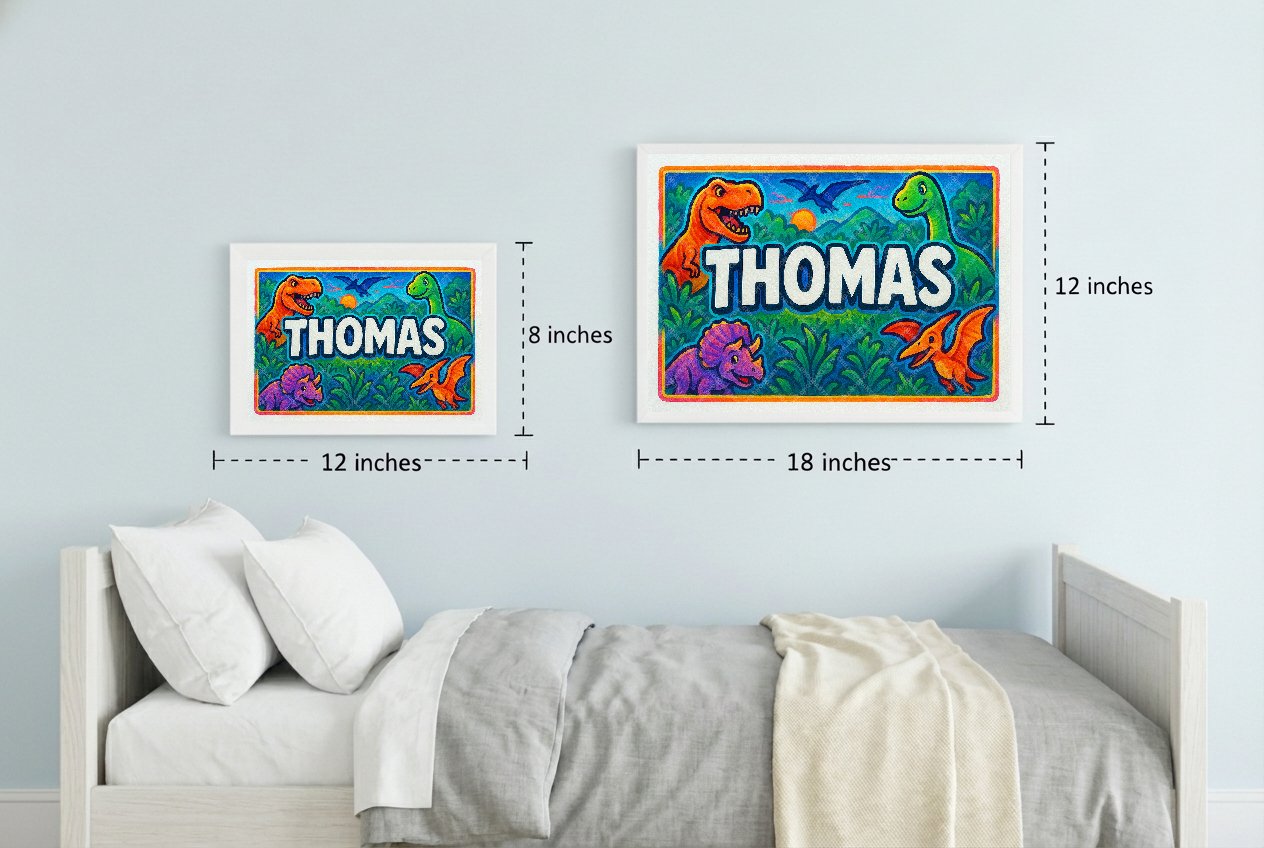 Personalized name art for Thomas